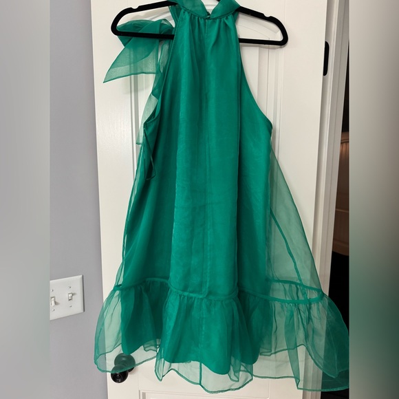 Maeve Organza Bow-Neck Mini Dress - Picture 7 of 7